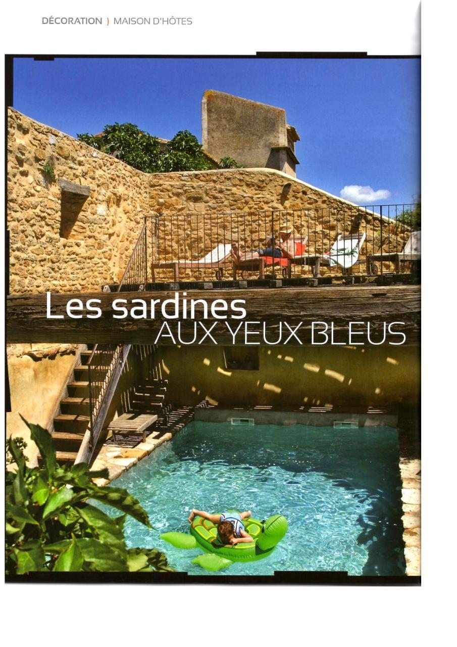 Les Sardines Aux Yeux Bleus Chambres D'Hotes Aigaliers Eksteriør bilde